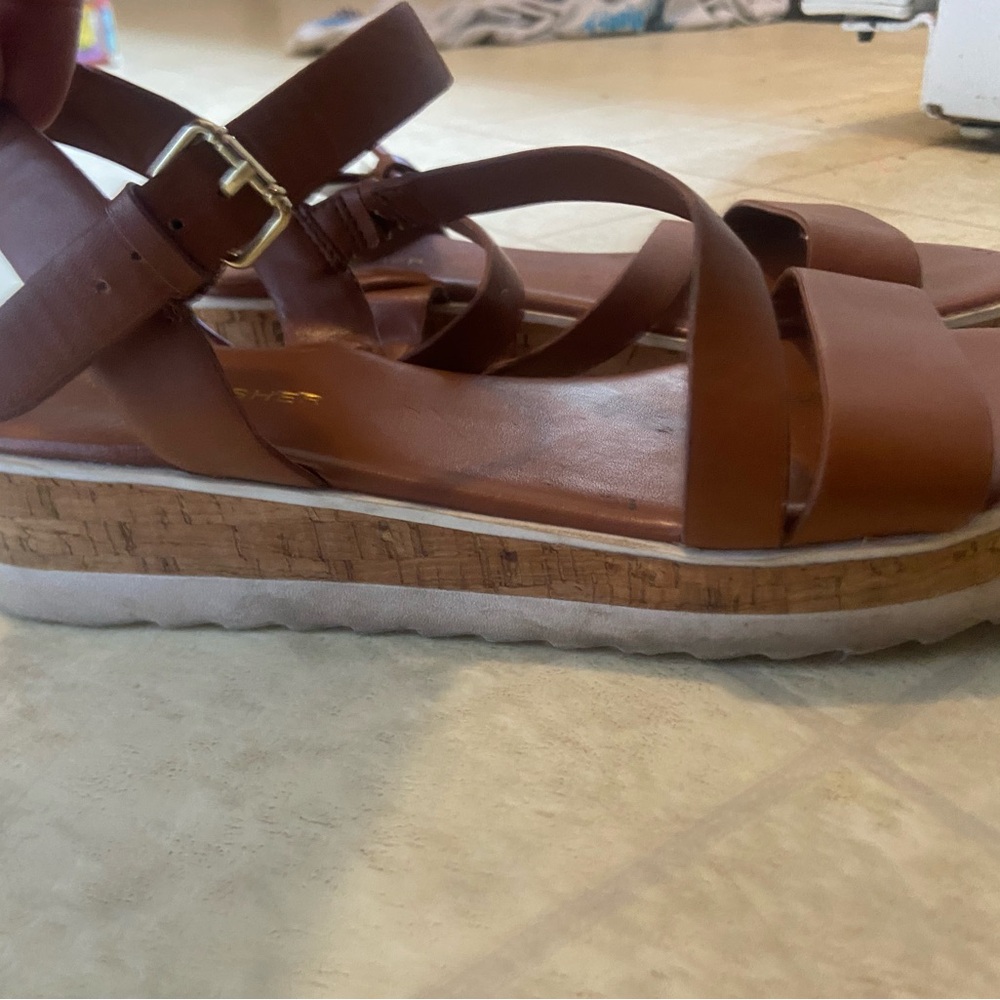 Others Follow Tan Strappy Sandals